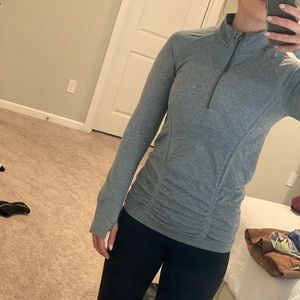 Long sleeve gray, medium